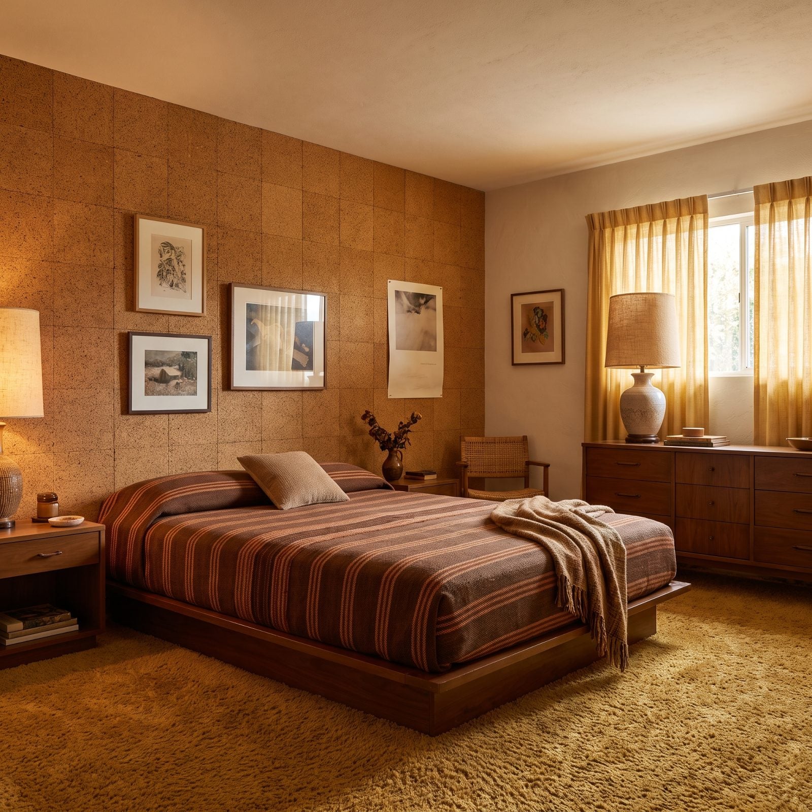 A Full Cork Accent Wall Nobody Talks About Anymore