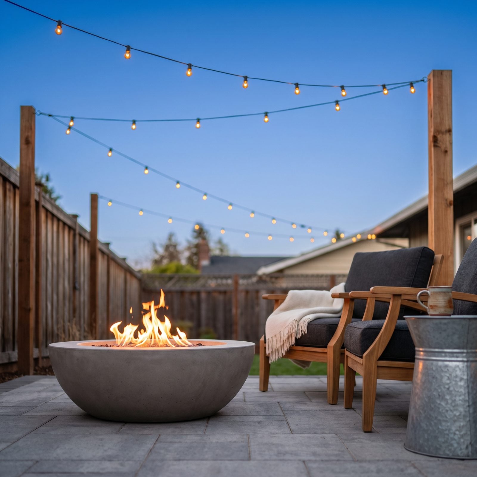 Fund the Fire Pit and String Lights With Side Cash