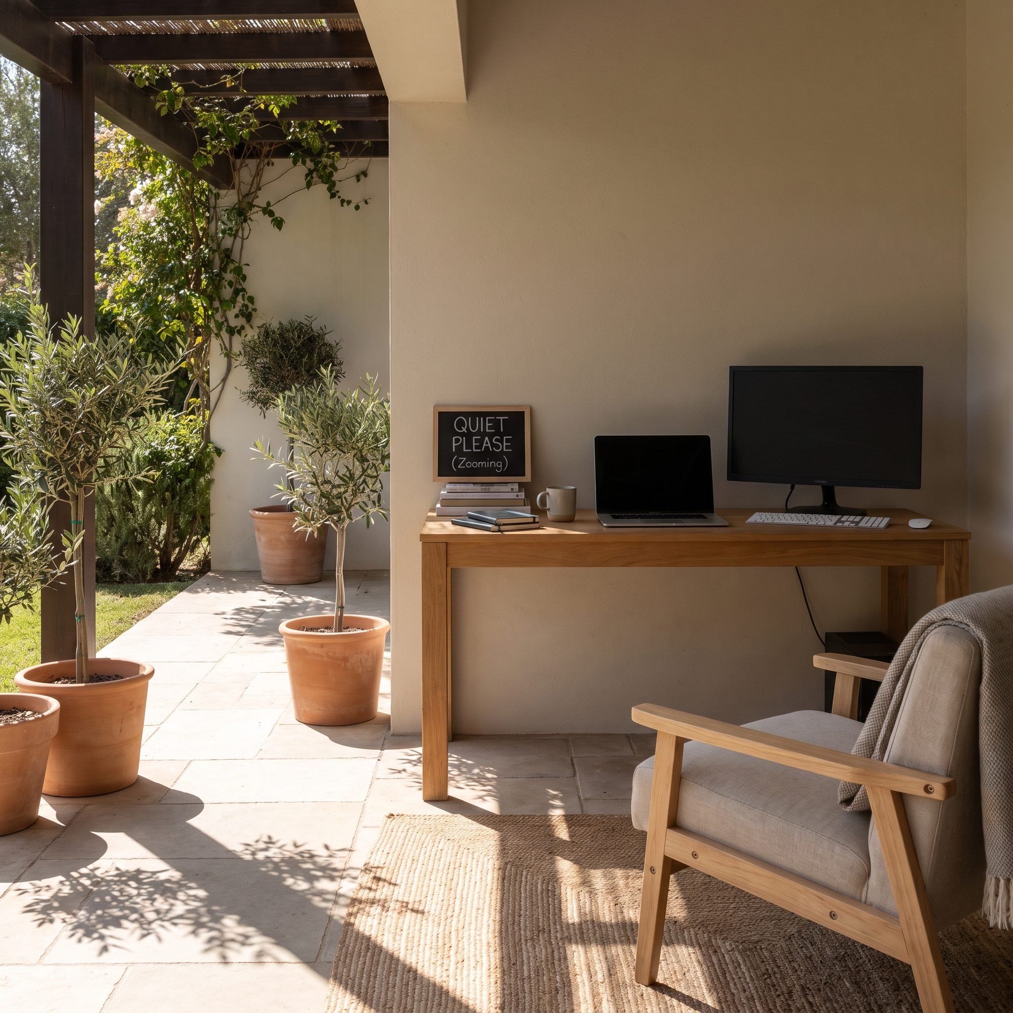 The Garden Room Designed for Working Indoors and Out