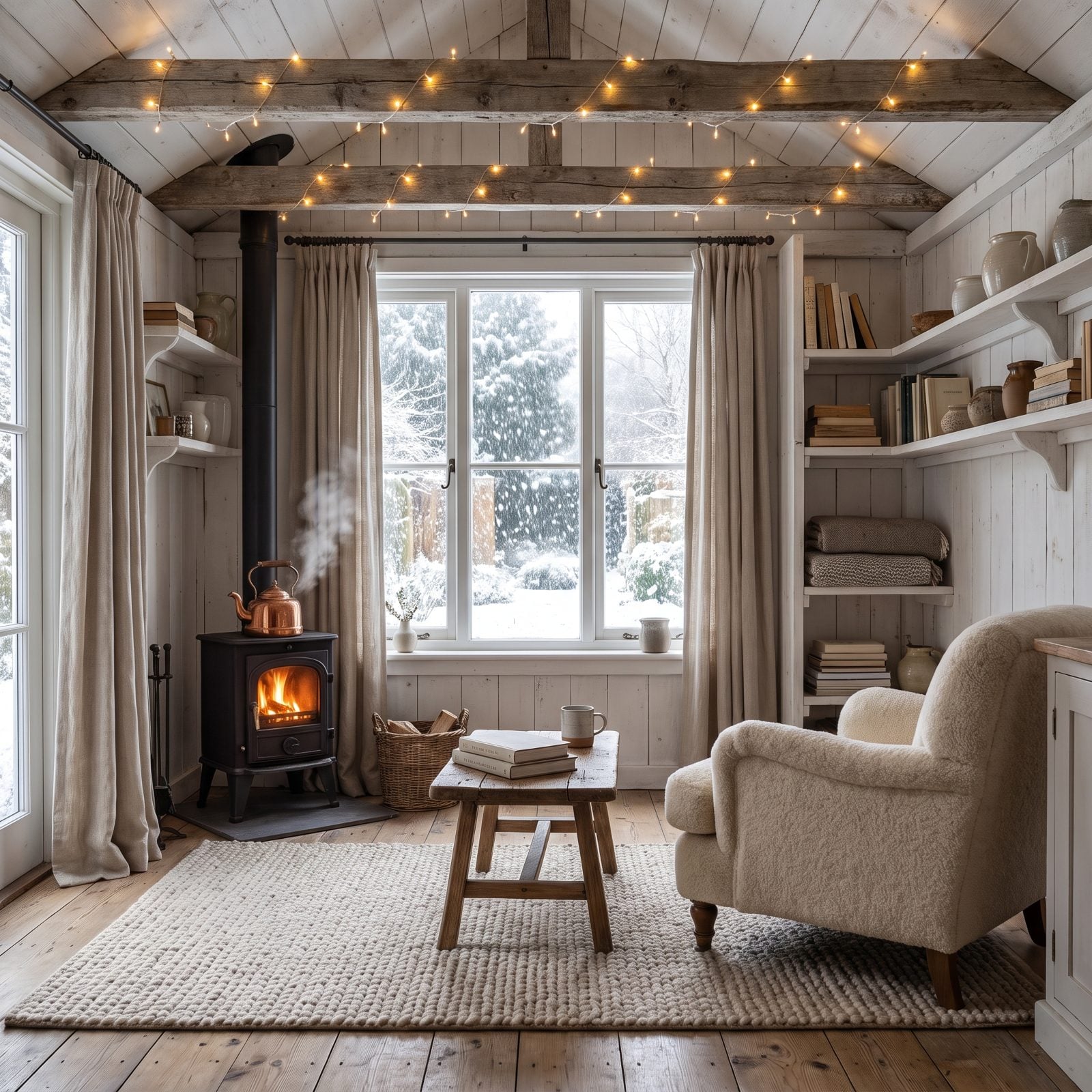 A Garden Shed Reworked Into a Tiny Holiday Retreat