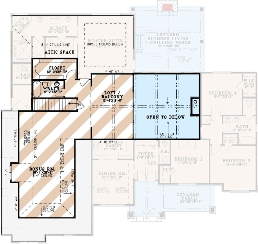 Floor Plan - Bonus Room