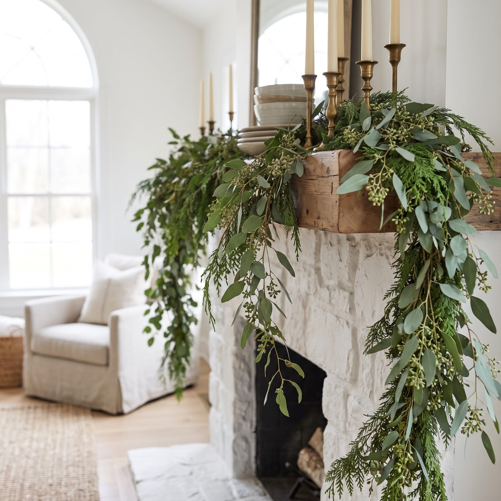 Greenery Allowed to Fall Naturally Instead of Sitting Rigidly