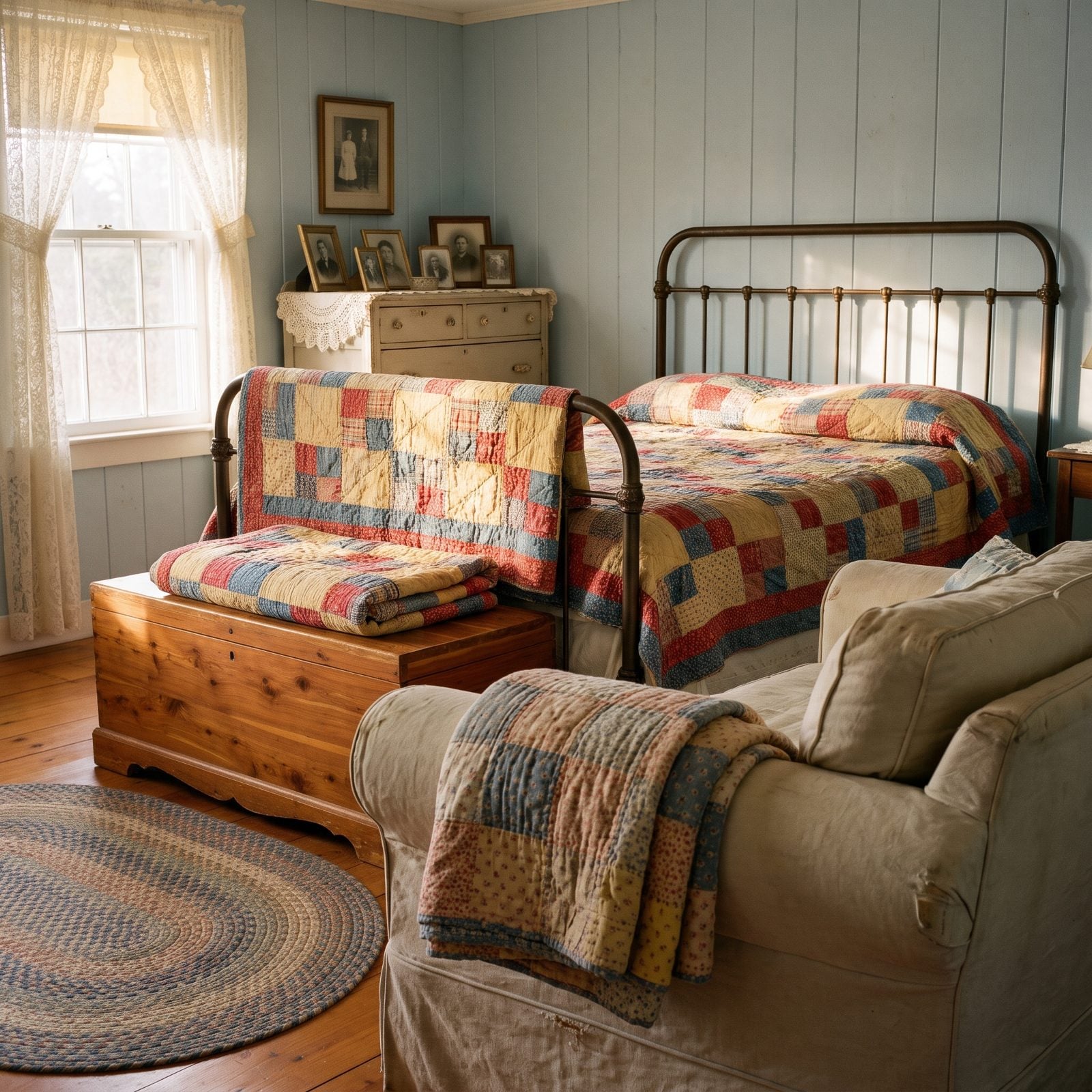 Hand-Me-Down Quilts That Smelled Faintly of Cedar