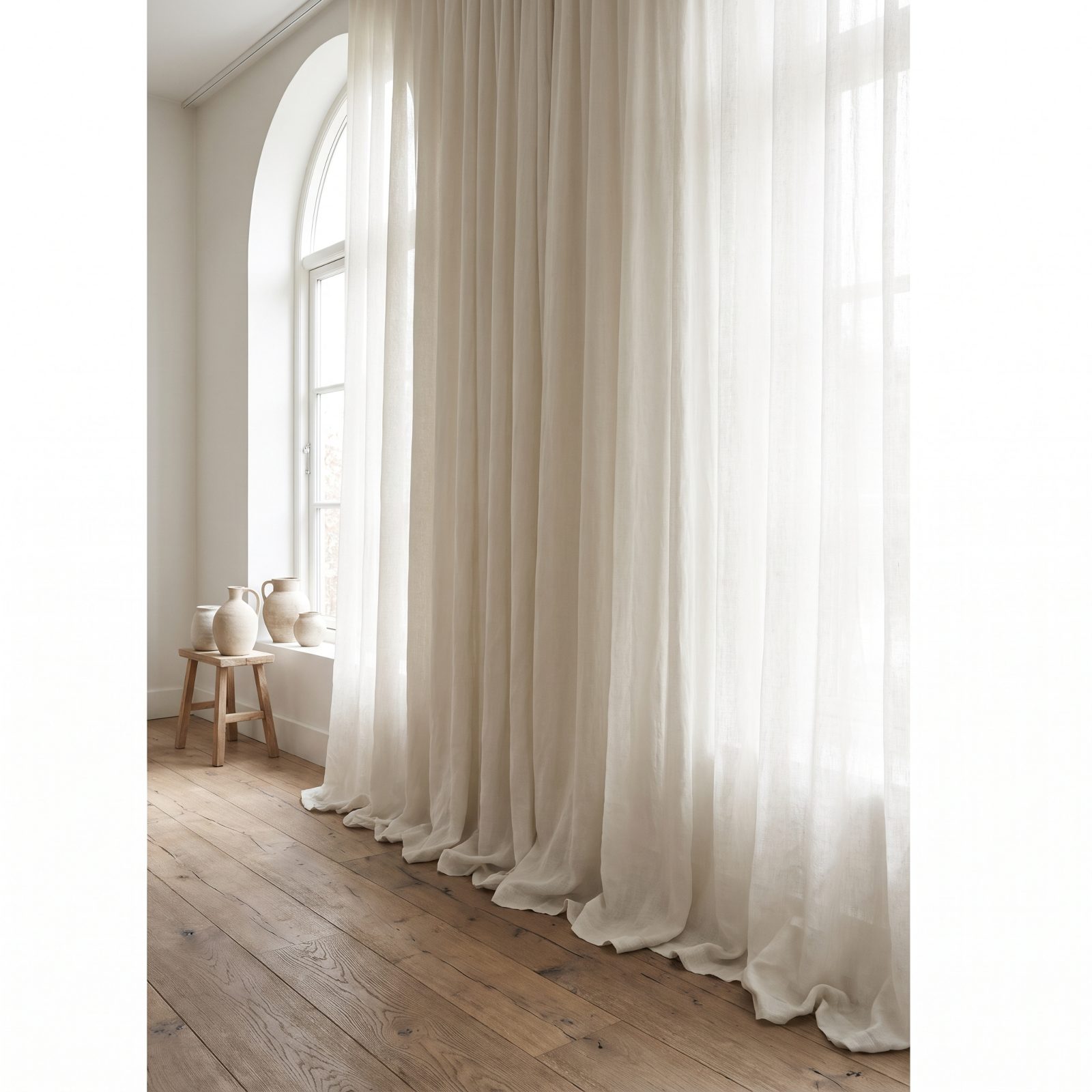 Hang Curtains That Kiss The Floor