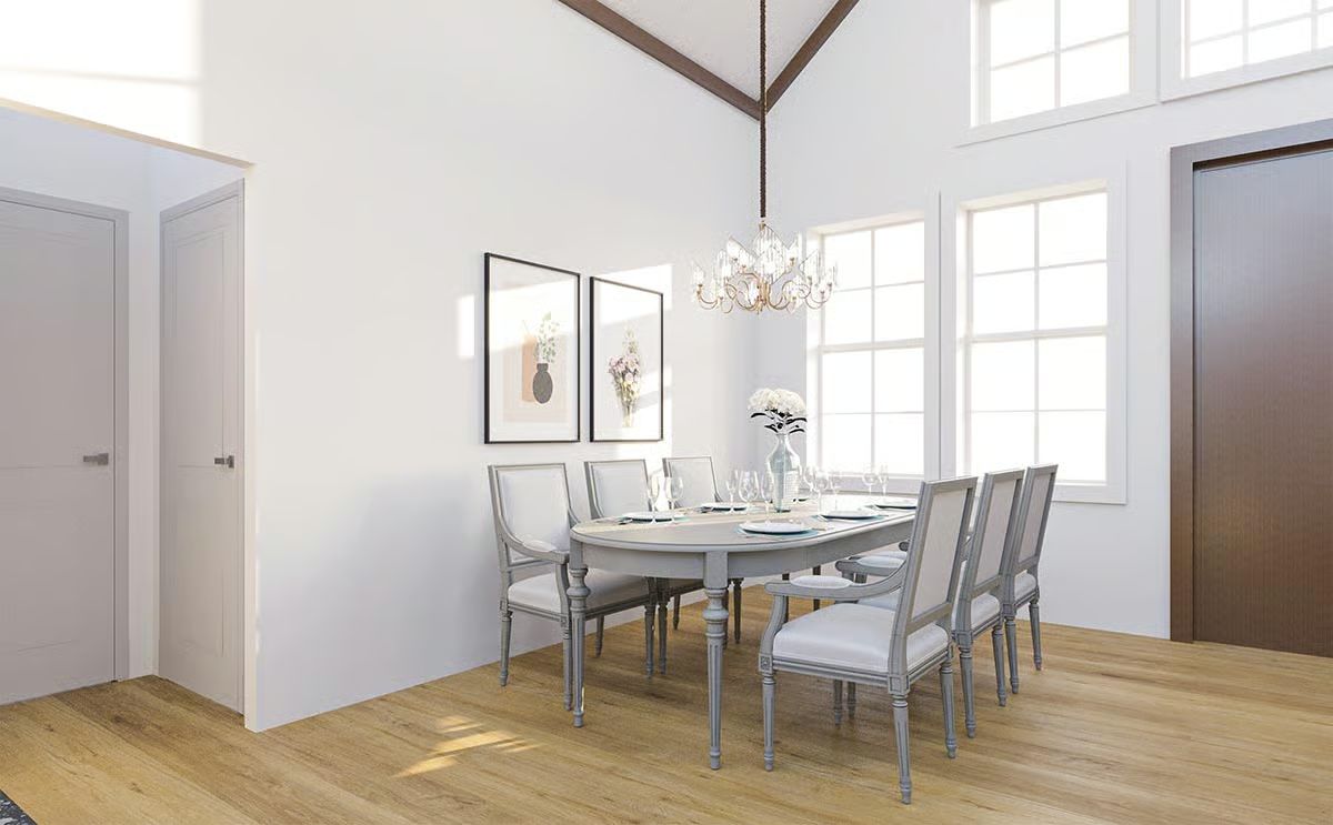 Crystal Chandelier Dining Room That Earns Its Formal Furniture