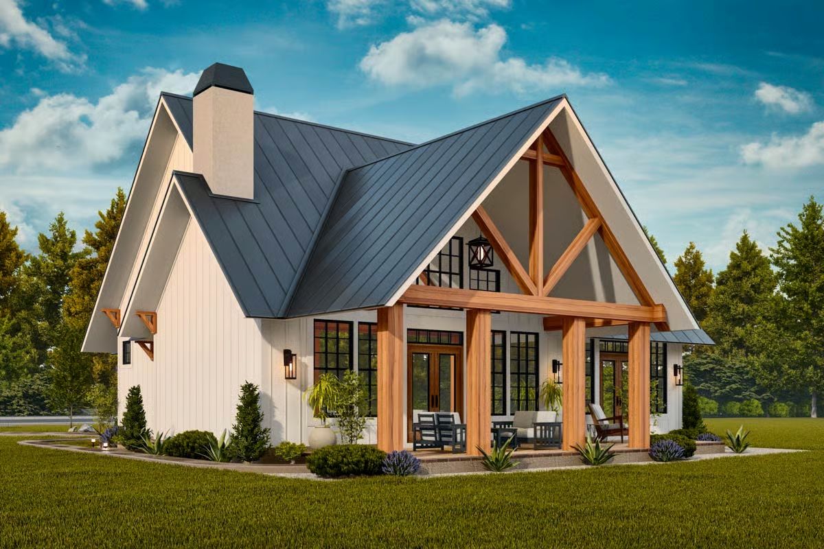 Timber Frame Porch Entry That Makes Every Arrival Feel Like Checking In