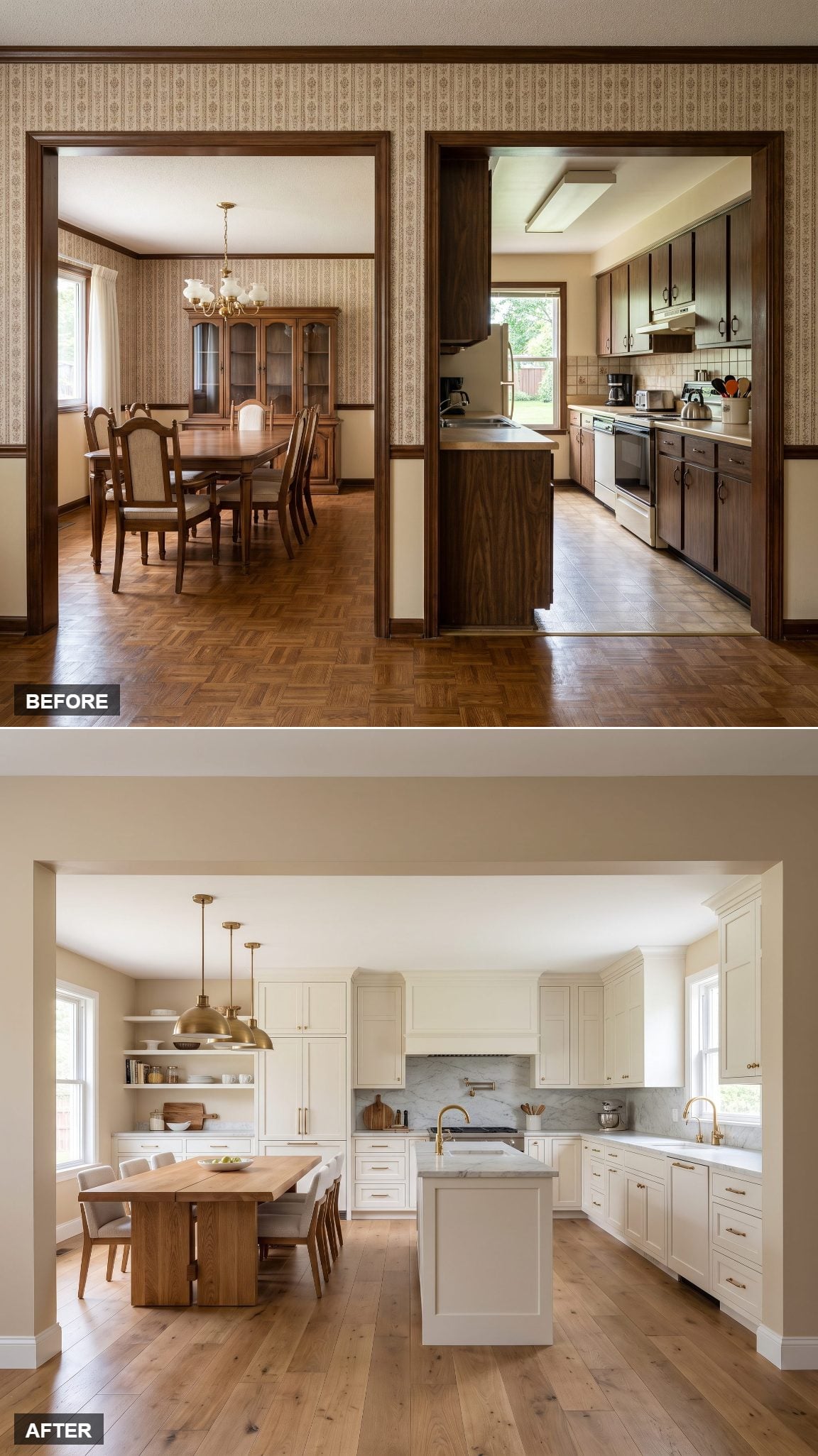 A Harvest Table Where the Dining Room Used To Be