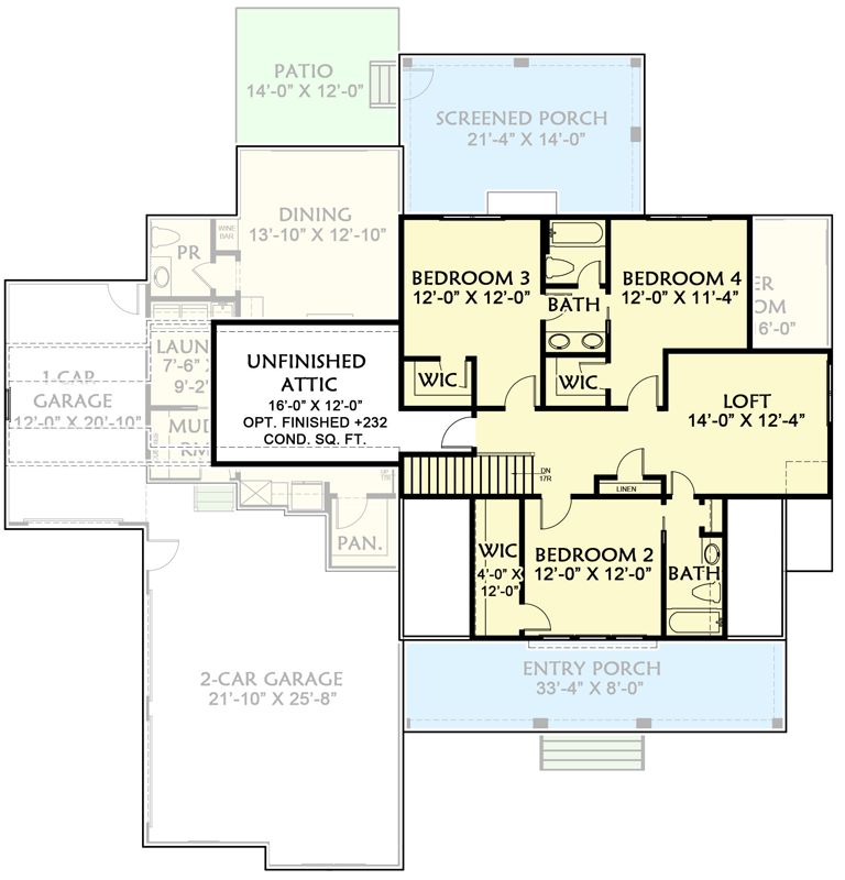 Floor Plan - Second Floor