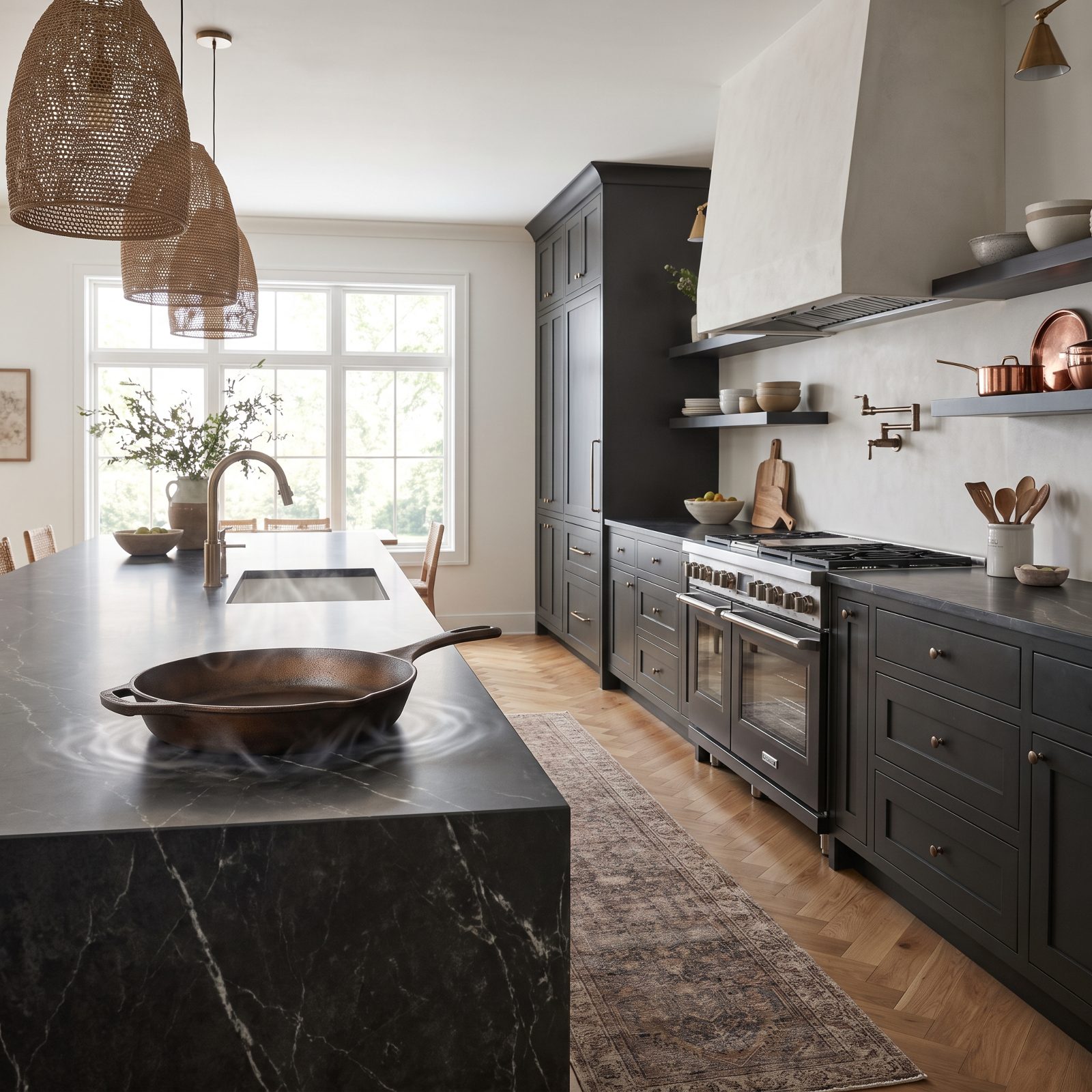 Heat-Resistant Porcelain Slab Countertops