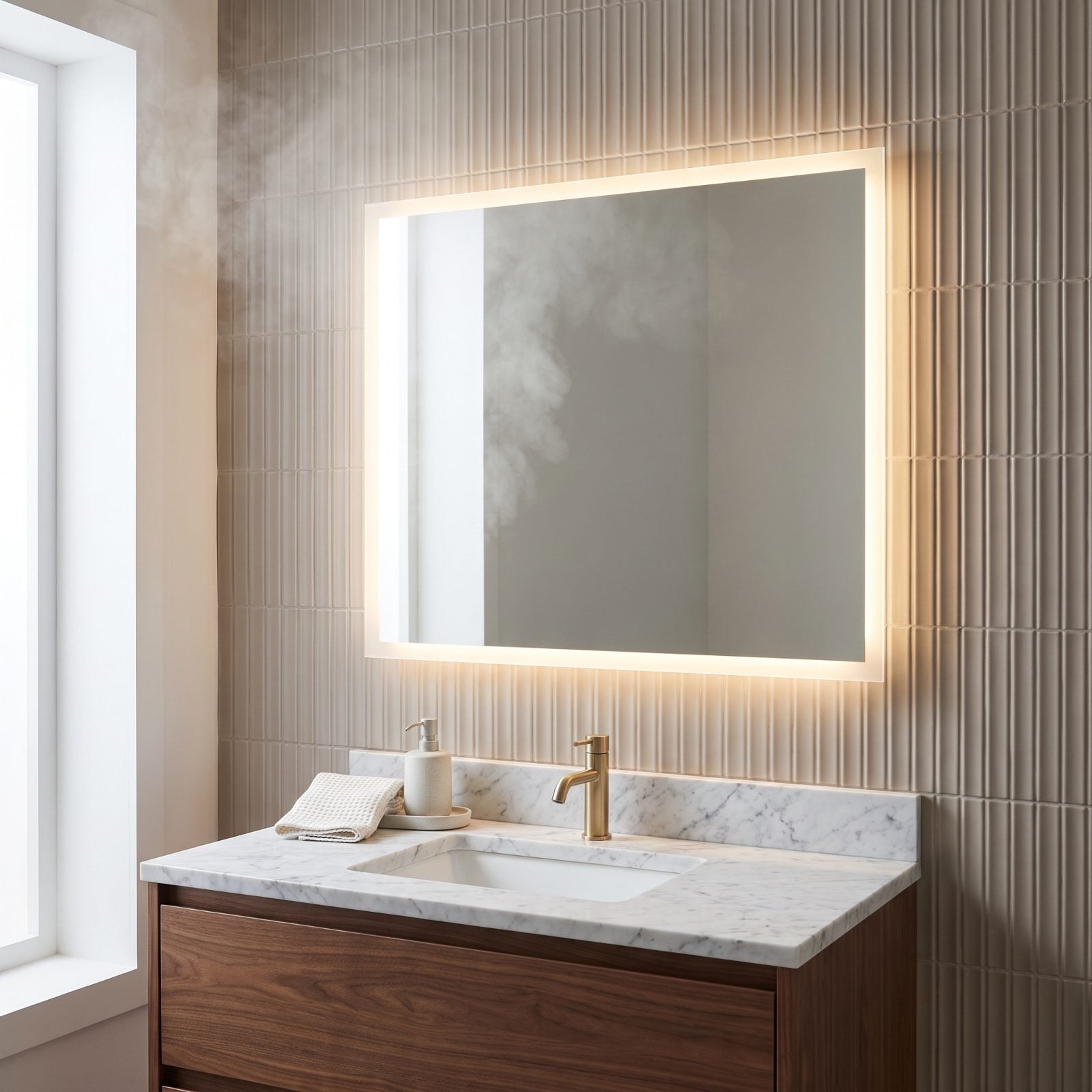 Heated Bathroom Mirror