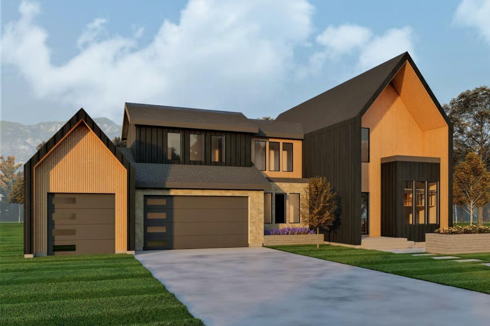 Henrik 6-Bedroom Scandinavian with Main-Floor Primary Designed for Families with In-Laws Who Might Be Moving In Whether You Like It or Not (Floor Plan)