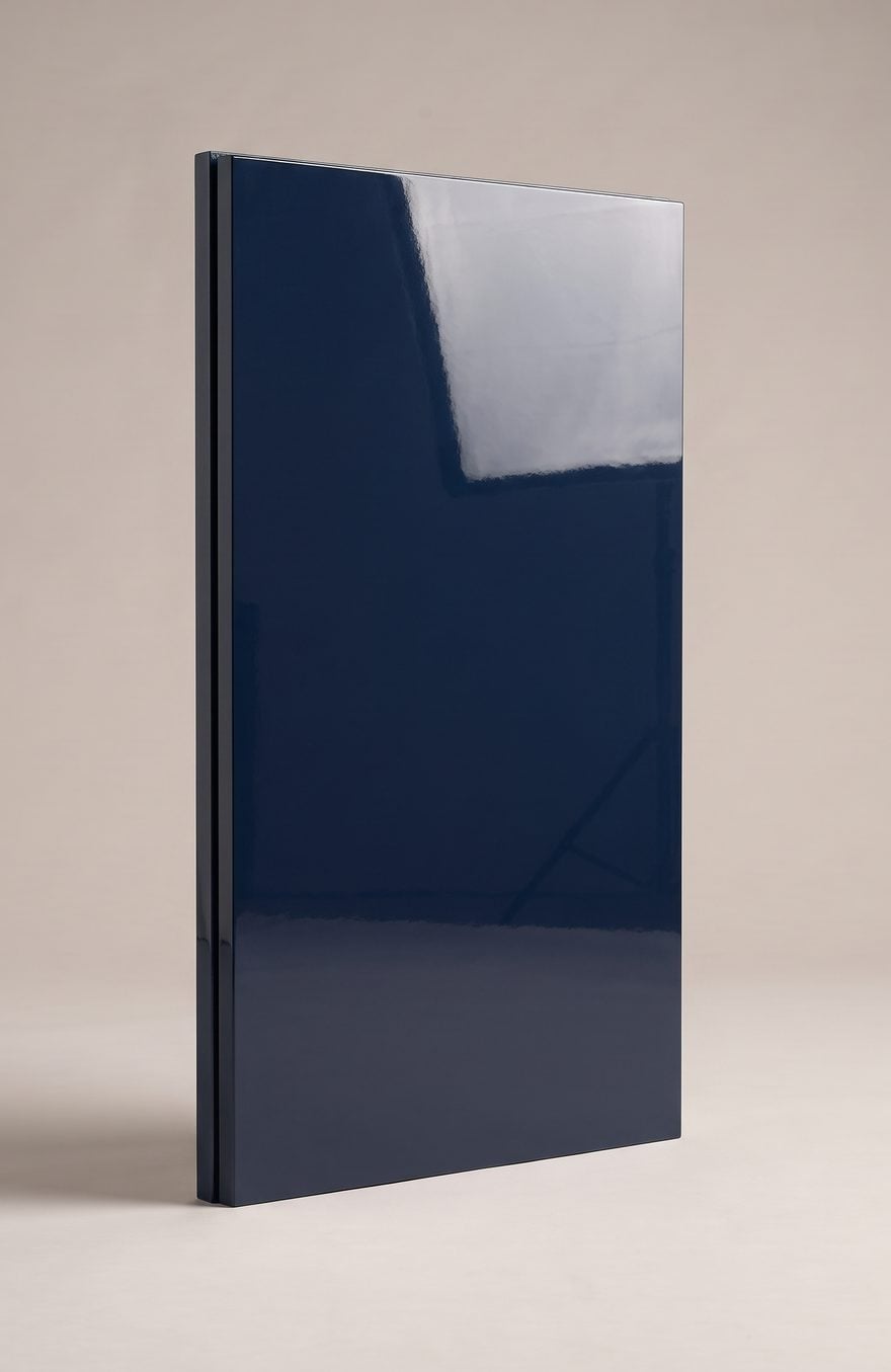 High-Gloss Slab kitchen cabinet door illustration