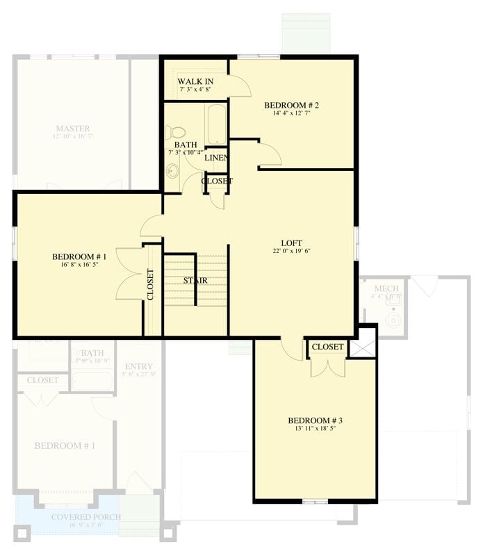 Floor Plan - Second Floor
