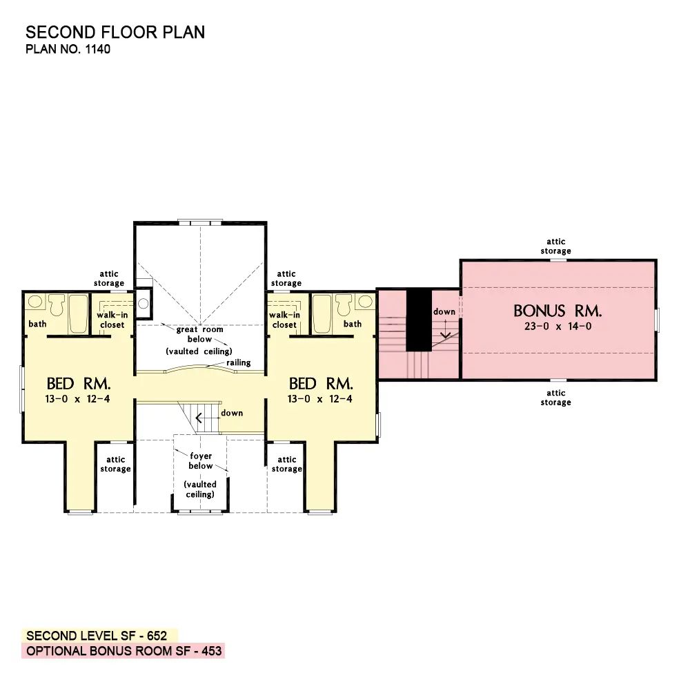 Floor Plan - Second Floor