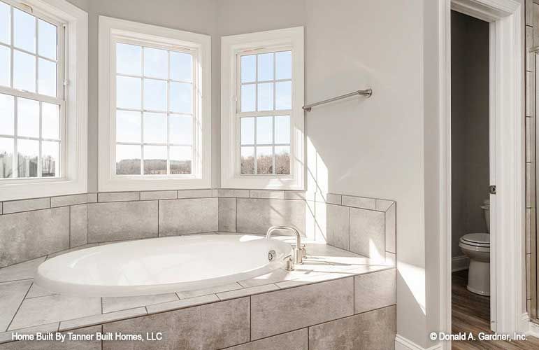 Soaking Tub Positioned for Natural Light and Nothing Else