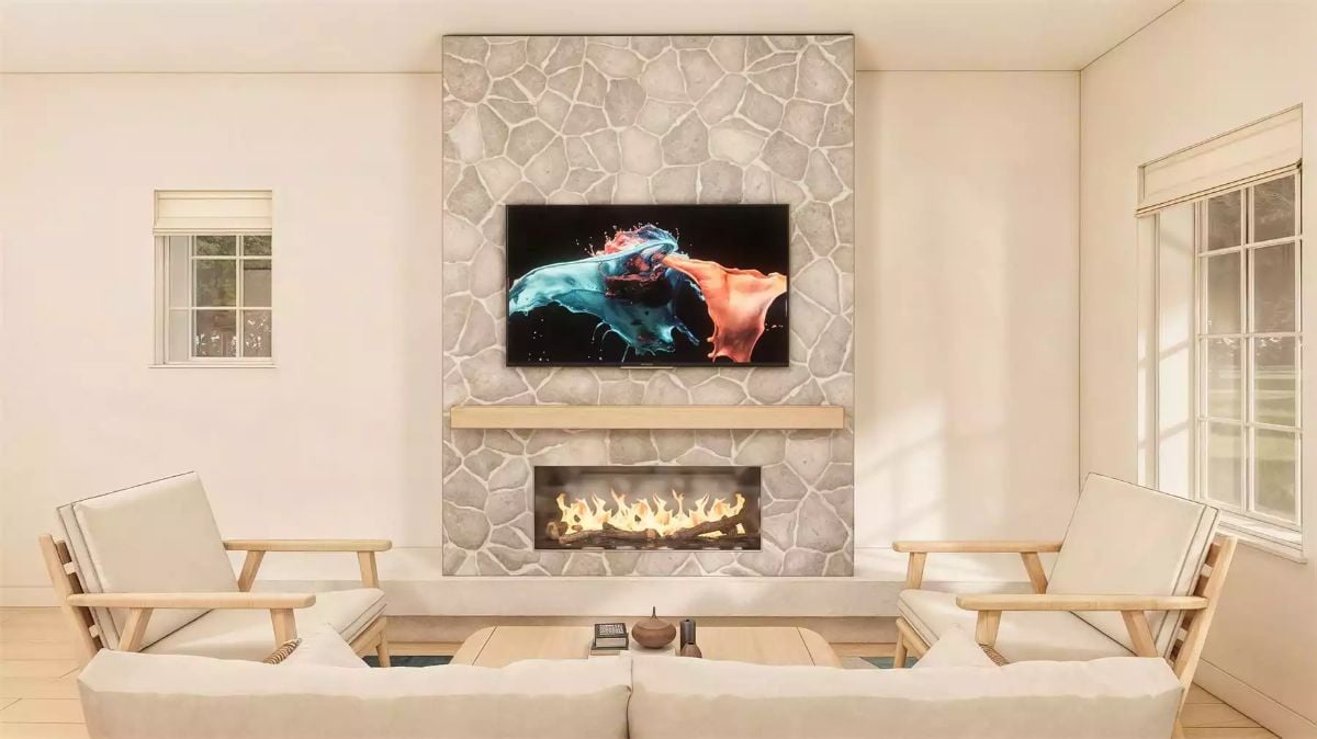 Stone Fireplace Wall That Earns Every Inch of Attention