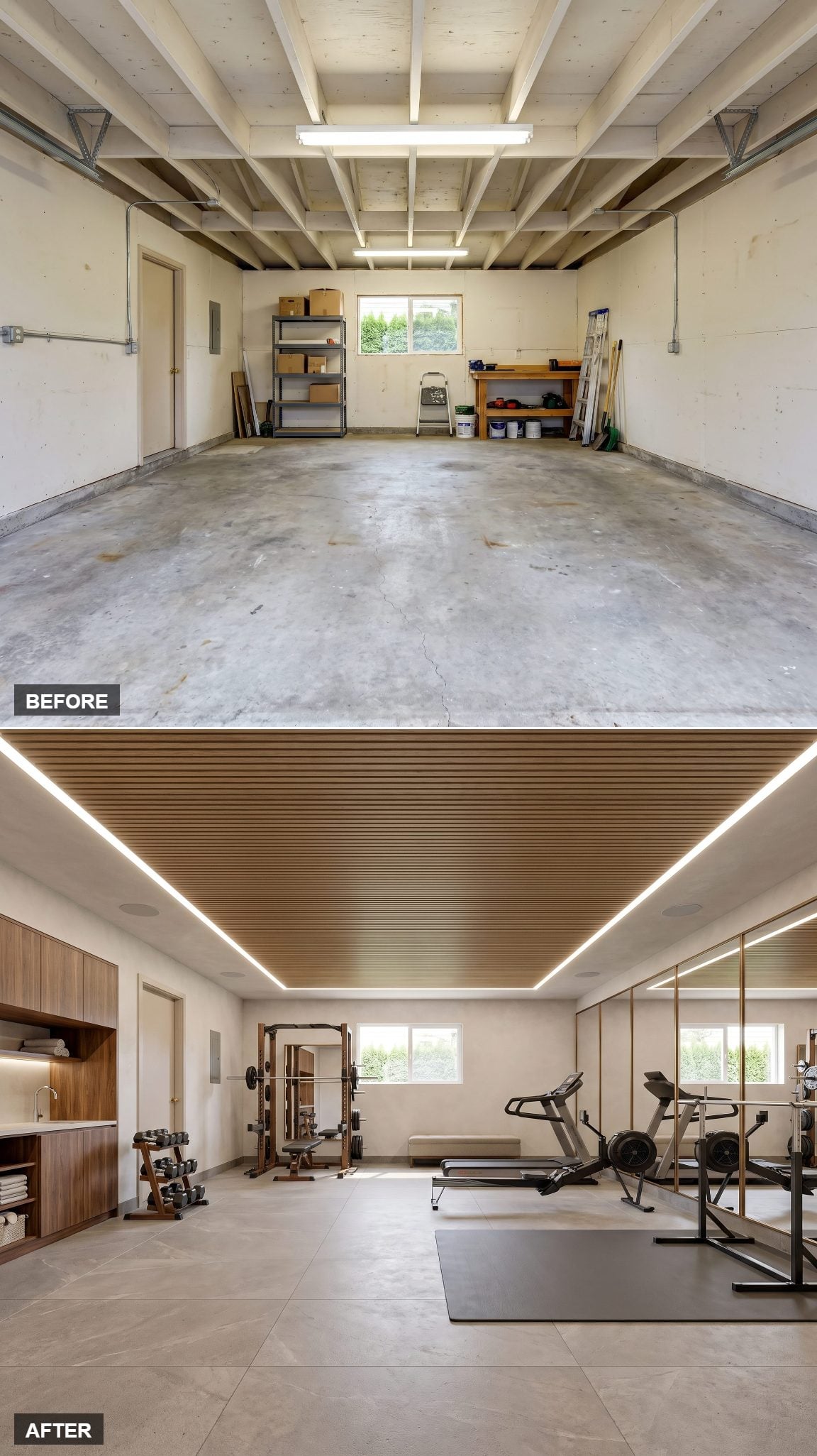 A Home Gym Polished Enough to Skip the Membership