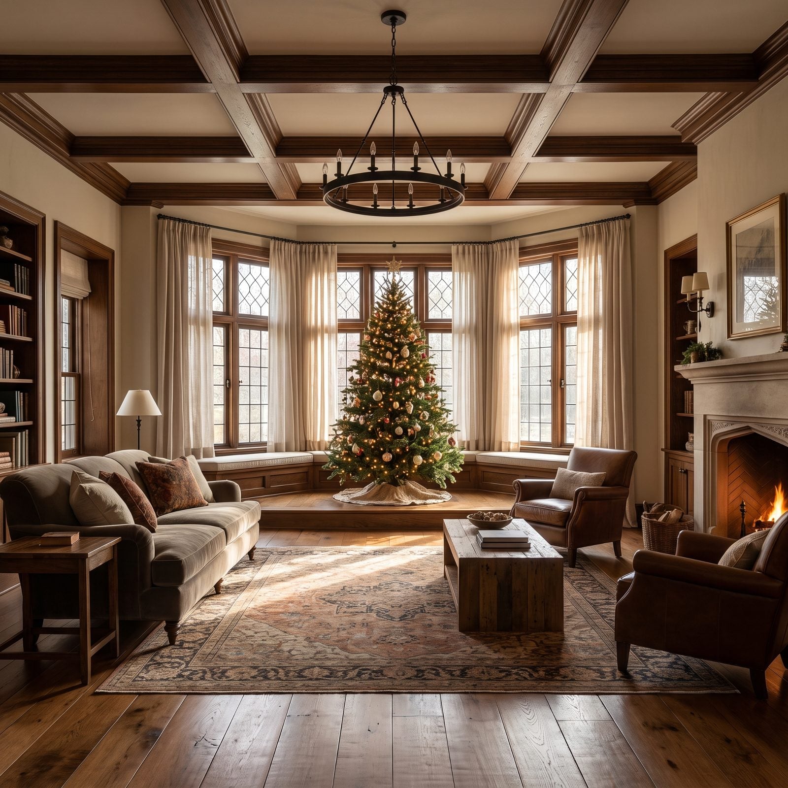 Inside a Wide Bay Window