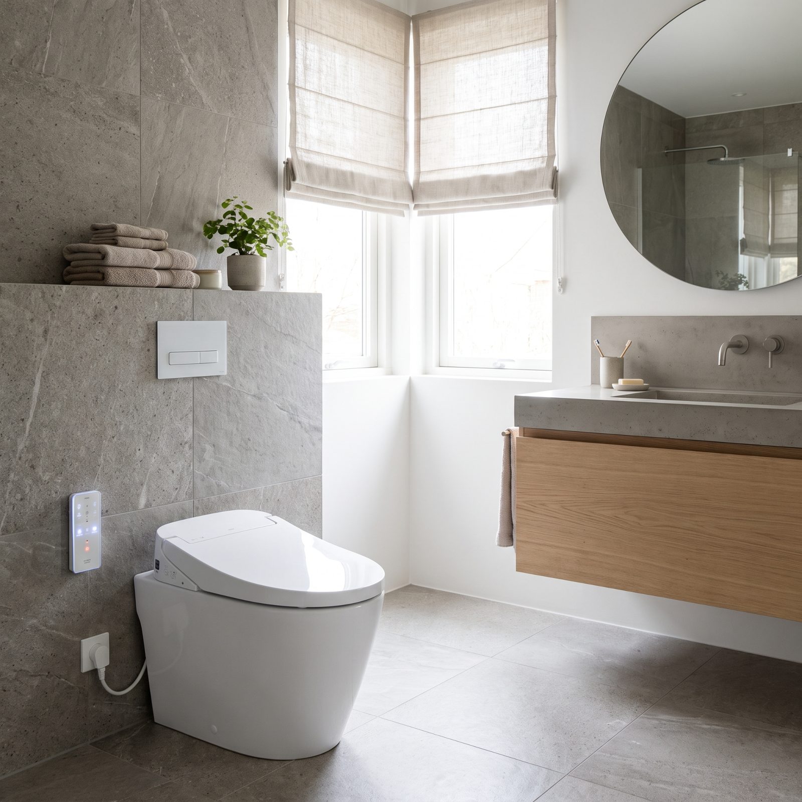 An Integrated Bidet Toilet