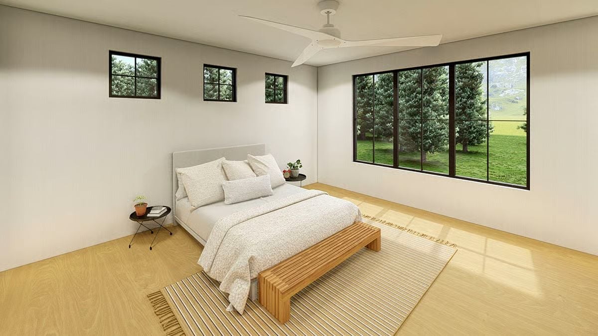 Clerestory Windows, a Wood Bench, and Views That Earn Their Keep