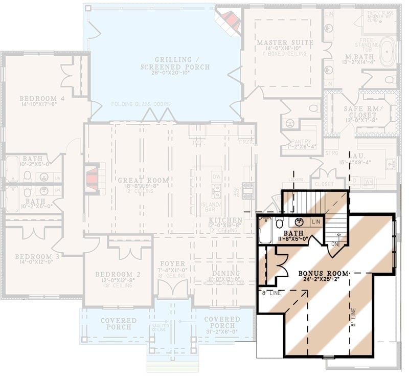 Floor Plan - Bonus Room