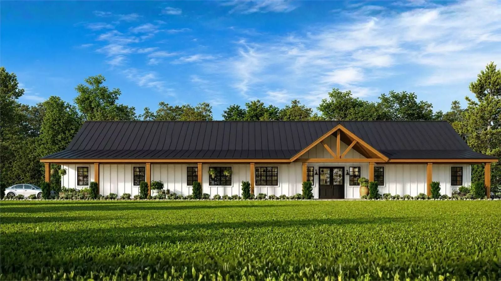Knowle Lane 5-Bedroom Barndominium House Plan with 5-Car Garage (3,771 Sq. Ft. Floor Plan)