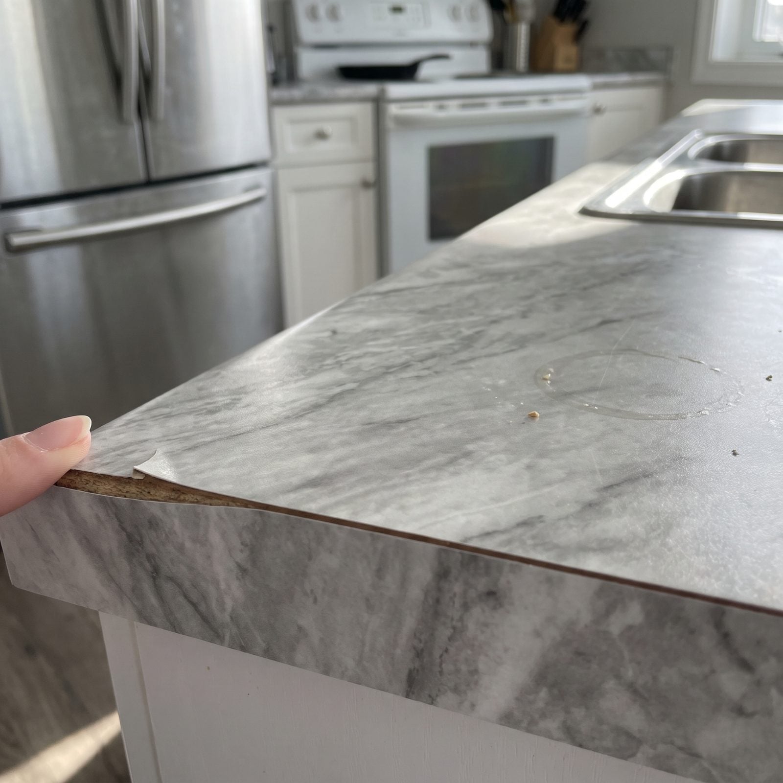 Laminate Counters Wearing a Stone Costume