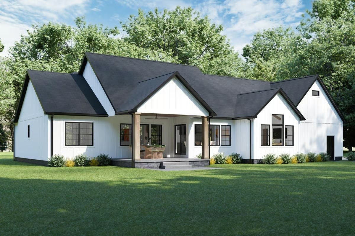 Black Roofline, White Walls, Zero Apologies About Either