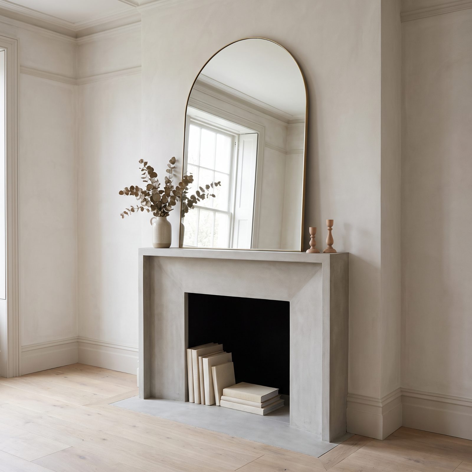 A Large Mirror Giving the Display Quiet Structure