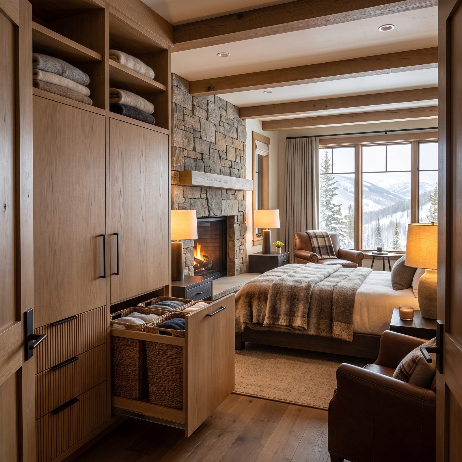 The Laundry That Hides Itself: A Pull-Out Hamper in the Wardrobe