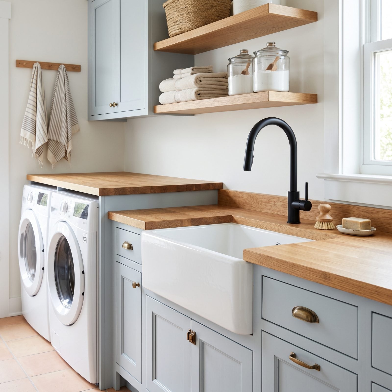 A Laundry Sink Deep Enough to Actually Soak Something