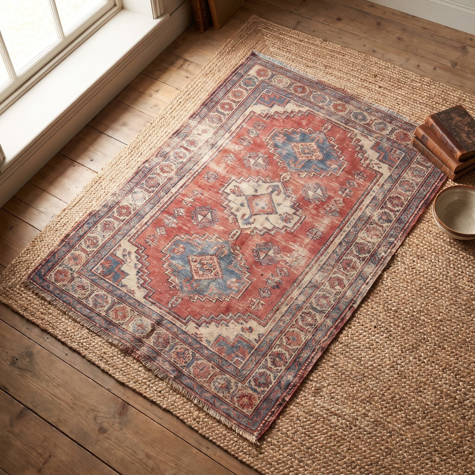 Layer One Rug on Top of Another