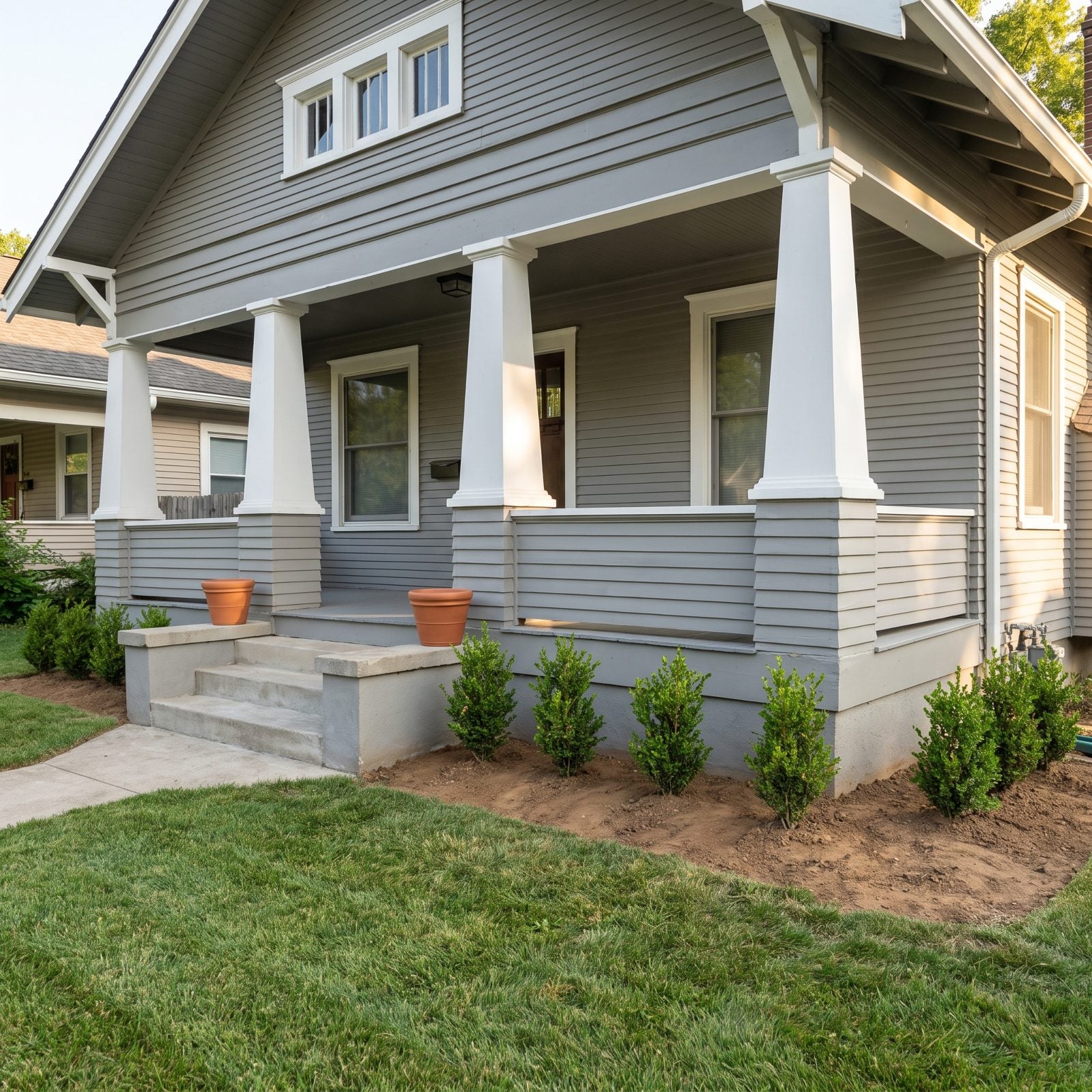 Leaving Bare Soil Visible Between Plants