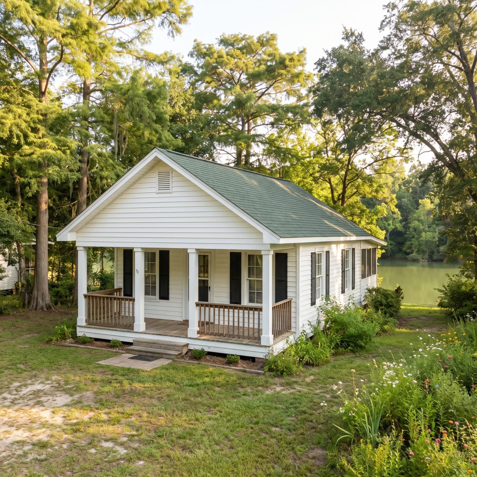 Leland, Mississippi, Delta Cottages Along Deer Creek