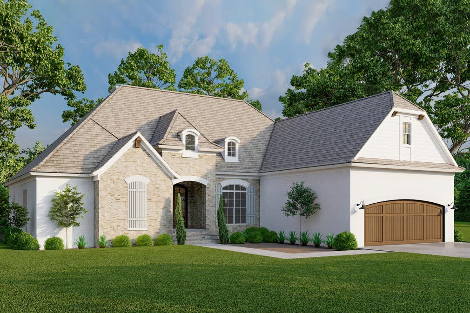 Limecrest Manor 5-Bedroom European House Plan with Dual Primary Suites (2,565 Sq. Ft. Floor Plan)