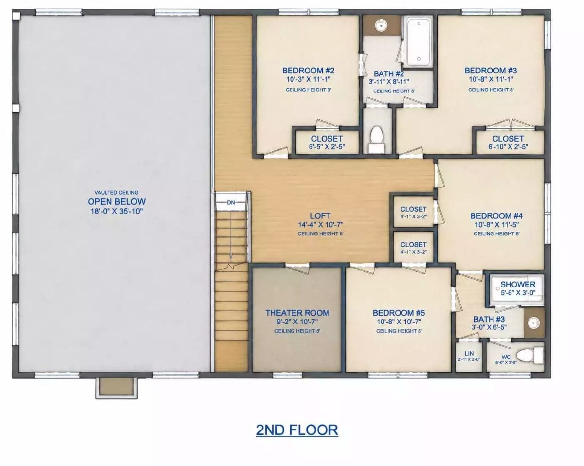 Floor Plan - Second Floor