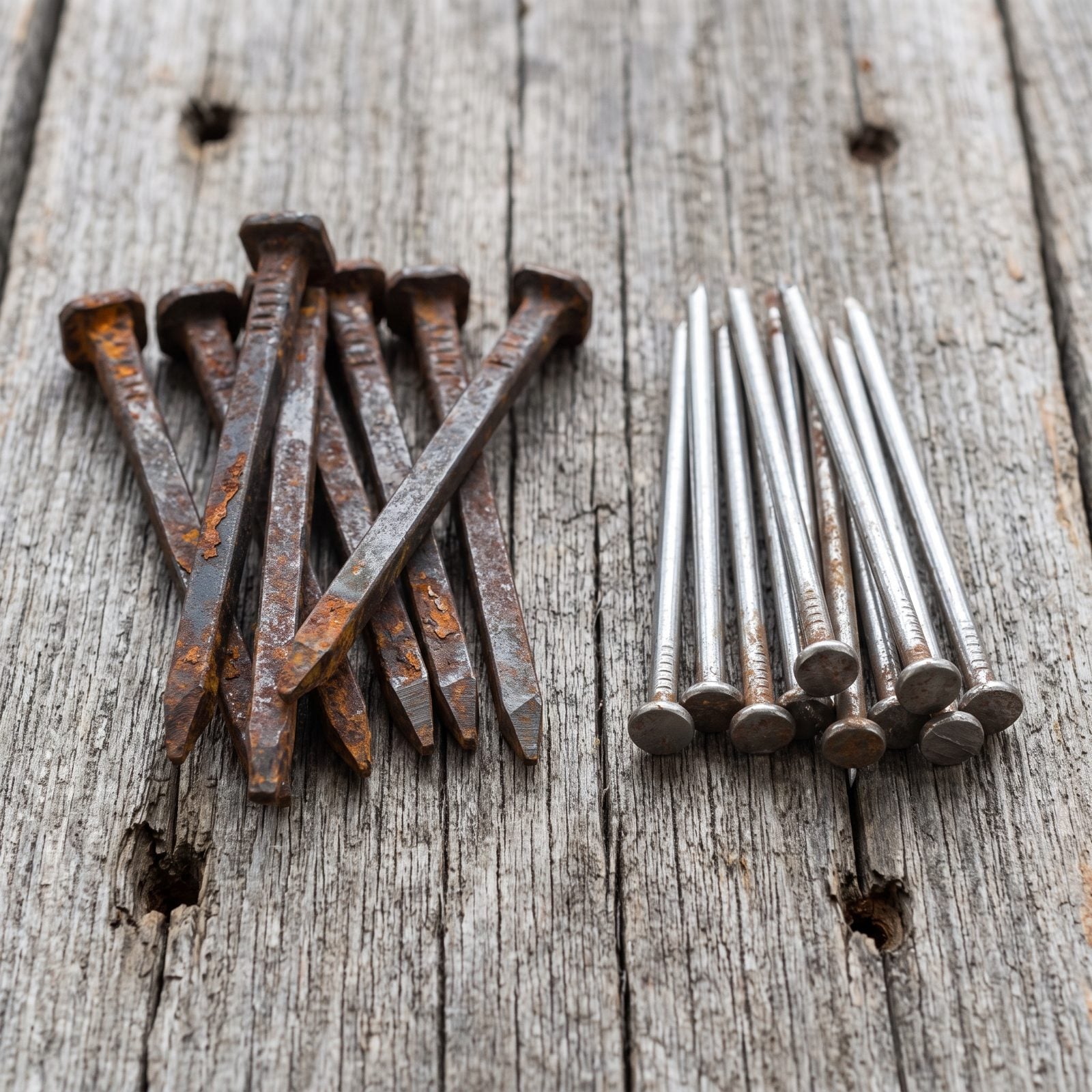 Machine-Cut Nails Versus Round Wire Nails
