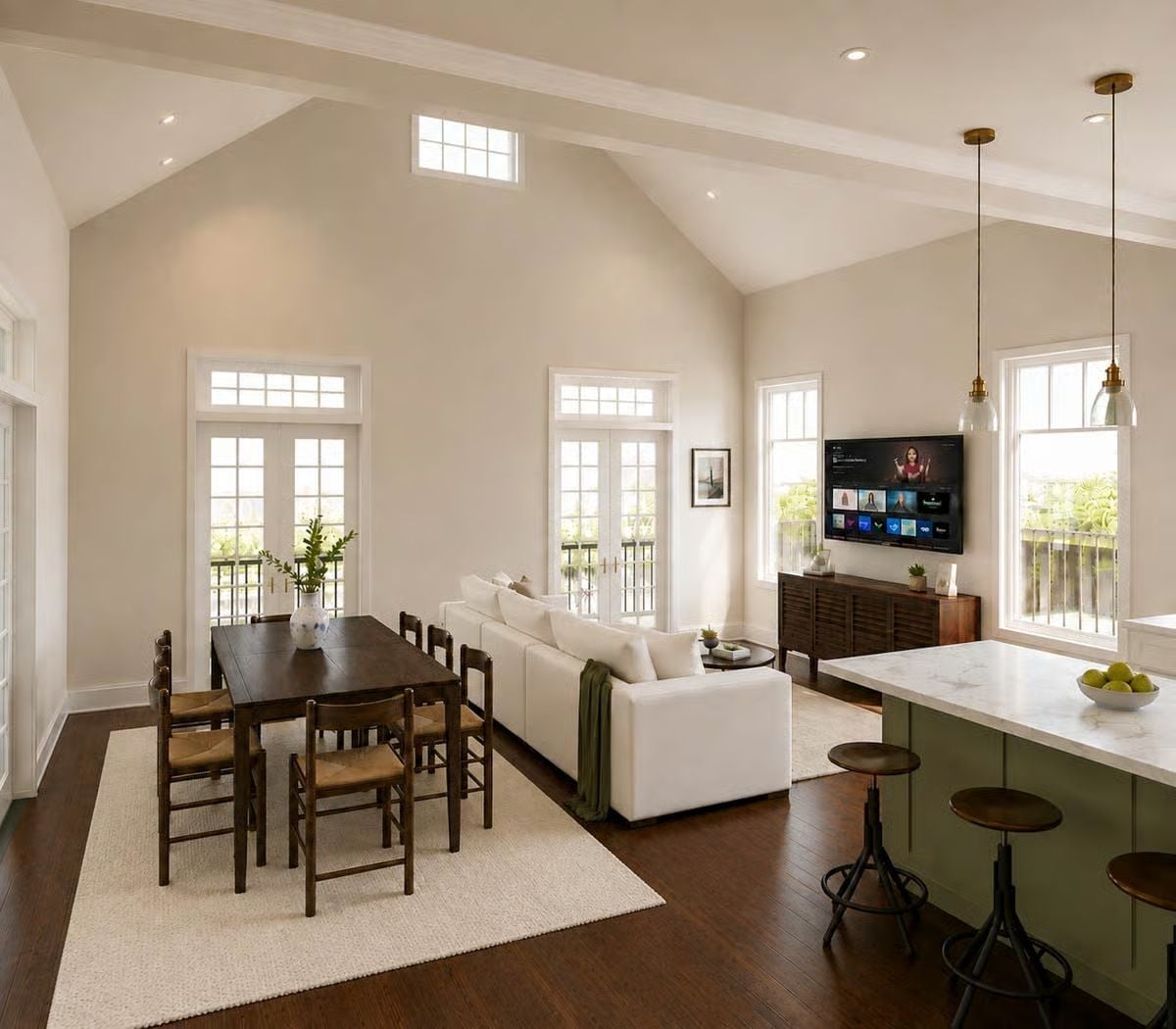 Vaulted Ceilings, a Green Island, and the Case for Open Living