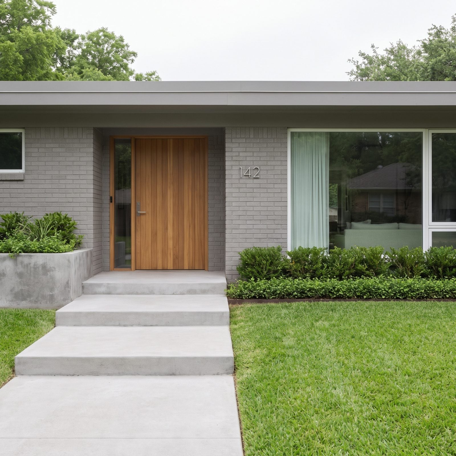 Making the Front Steps Visually Disappear