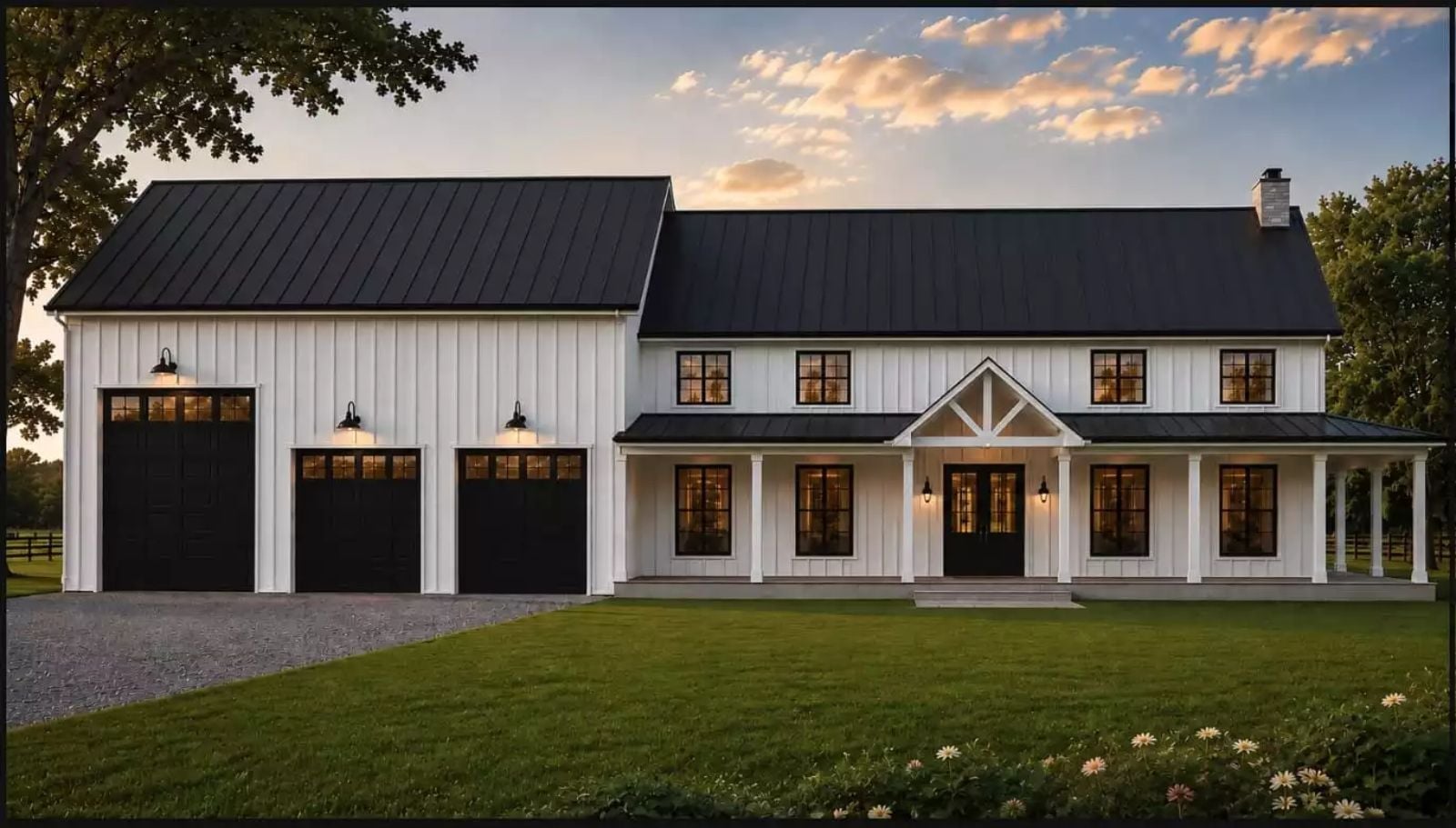 Meridian Heights 4-Bedroom Barndominium with Kids Loft Designed for Families Who Want the Kids Close but Not Too Close (Floor Plan)