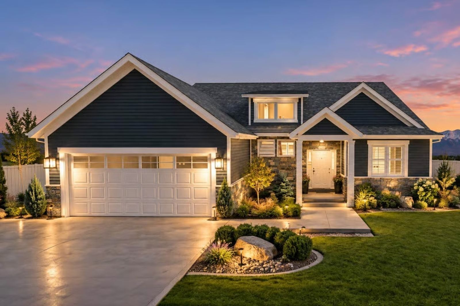 Midnight Gable 5-Bedroom Modern Farmhouse with Finished Basement Designed for Empty Nesters Who Are Secretly Hoping the Kids Move Back (Floor Plan)