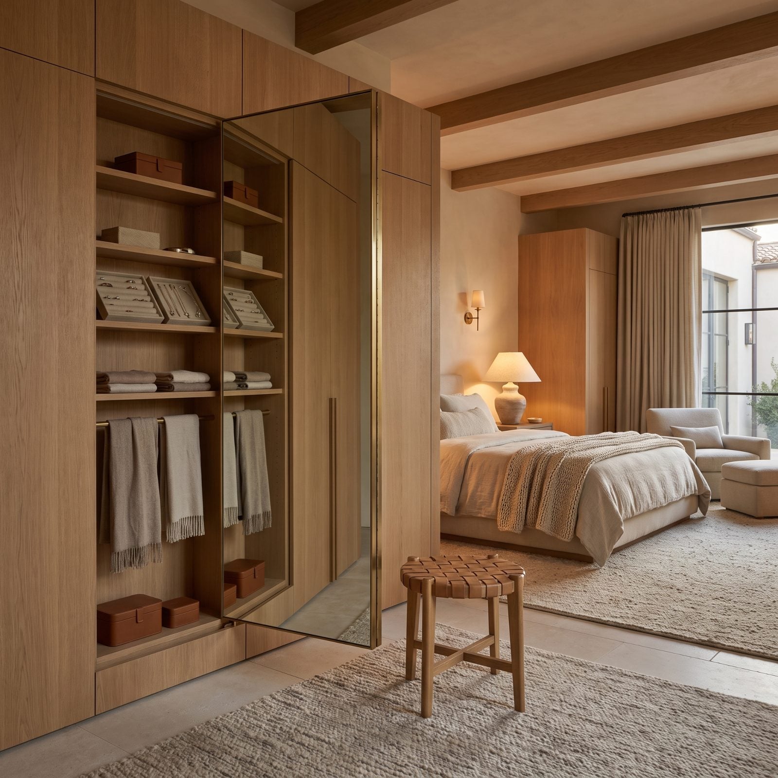 Mirror Front, Storage Behind: The Full-Length Mirror That Opens