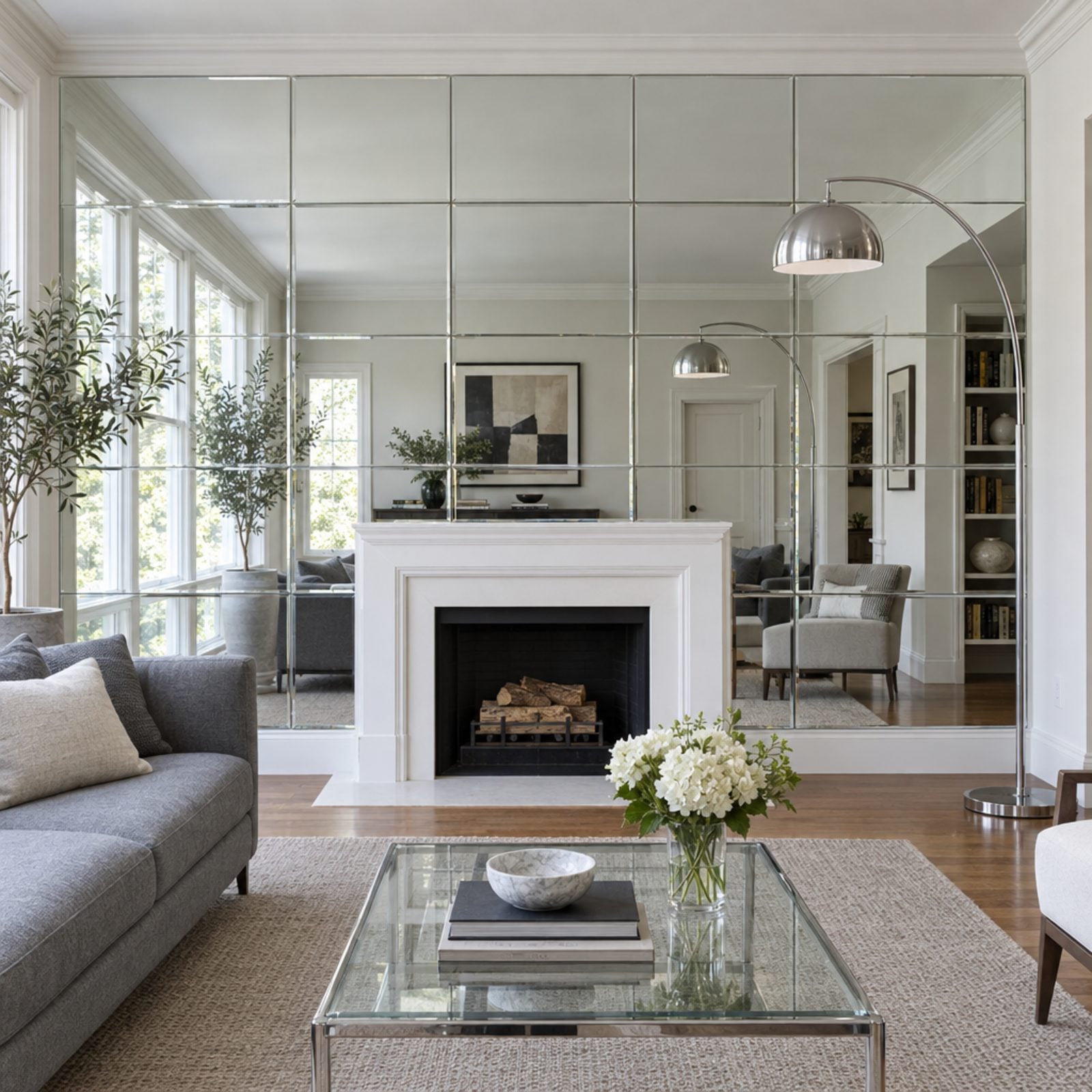 The Mirrored Wall Section That Feels Like a Dated Rental