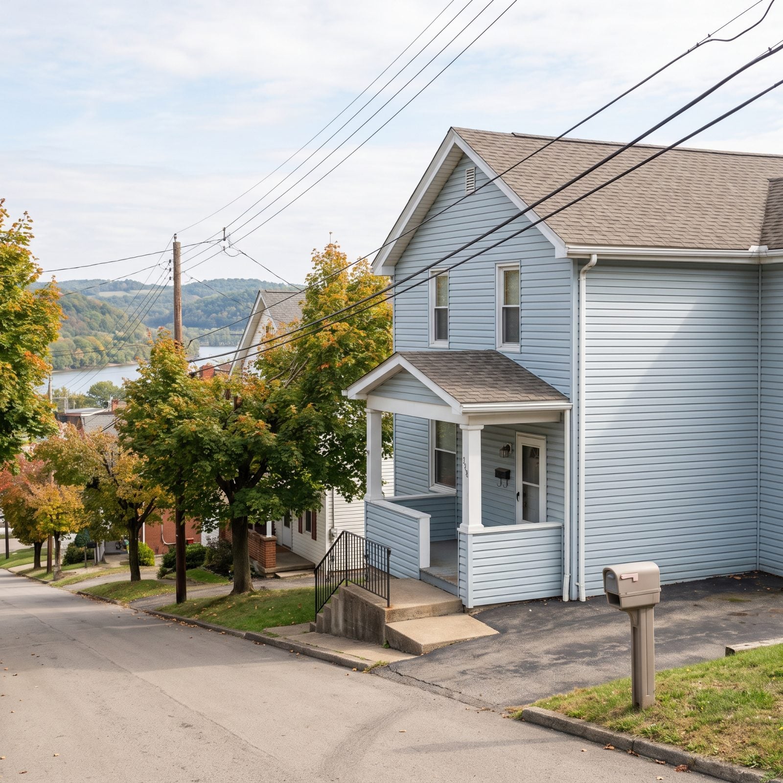 Monessen, Pennsylvania: Millworker Houses Above the Monongahela
