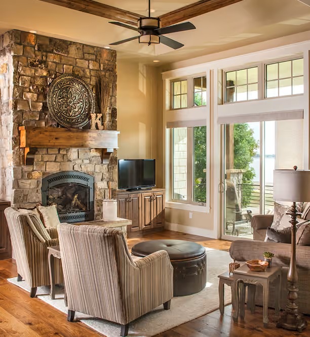 Stone Goes Floor-to-Ceiling and Earns Every Inch of It
