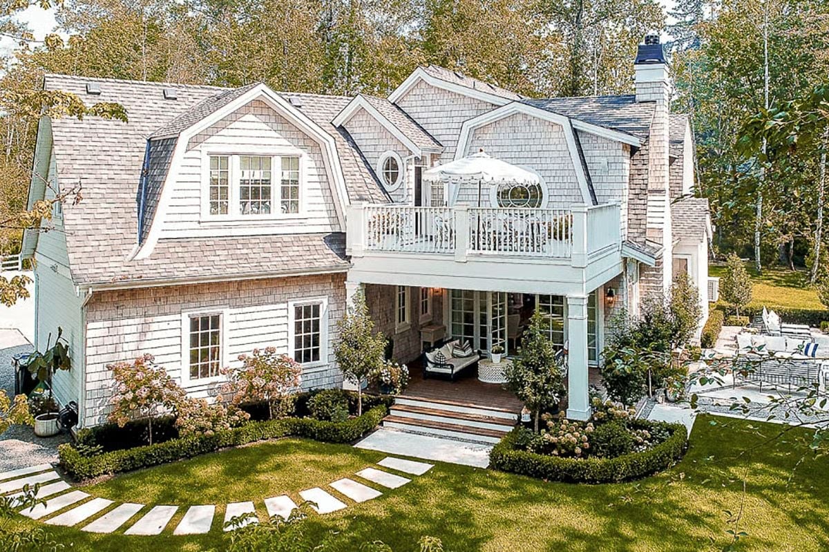 Cedar Shingles, White Railings, and a Balcony That's Going to Start Arguments