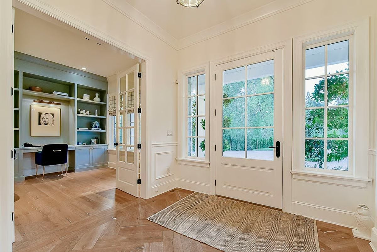 French Doors, Herringbone Oak, and an Office Someone Actually Wants to Work In