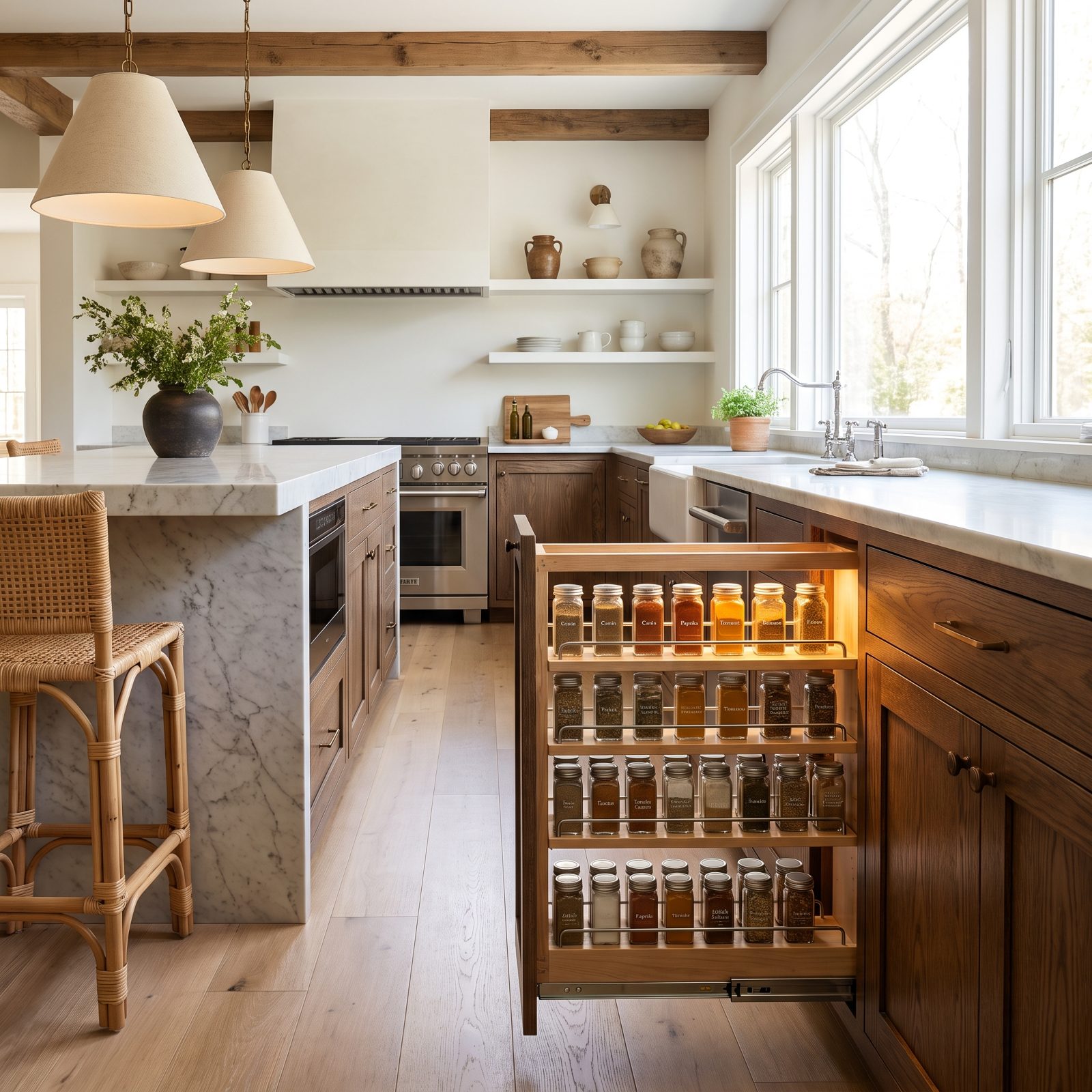 The Narrow Pull-Out That Tames Your Spices