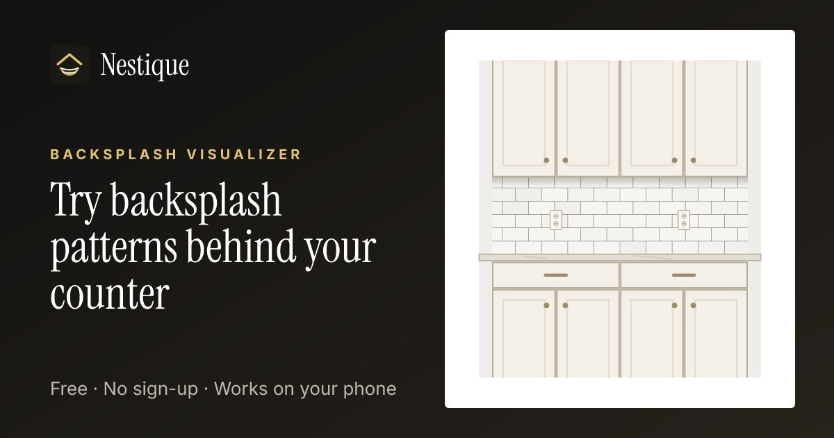 Backsplash Visualizer from Nestique
