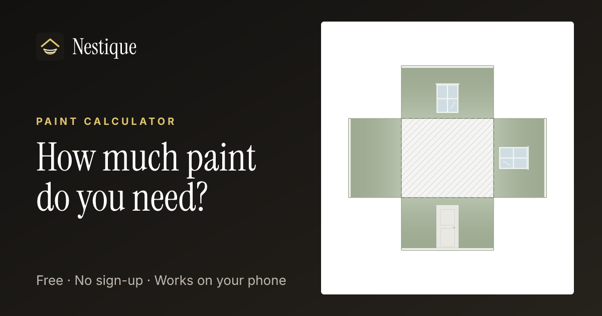 Paint Calculator from Nestique